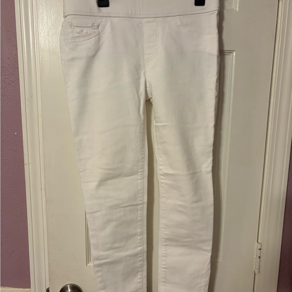 Lauren Ralph Lauren Crisp White Straight Leg Pants